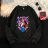 Kpop Demon Hunters Boys Girls Fashion Streetwear Rumi Mira Zoey Cartoon Anime Graphic Print Sweatshirt Kids Autumn Clothes Gifts